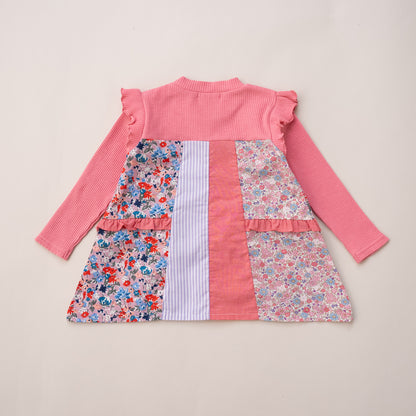 パッチワークチュニック　PINK