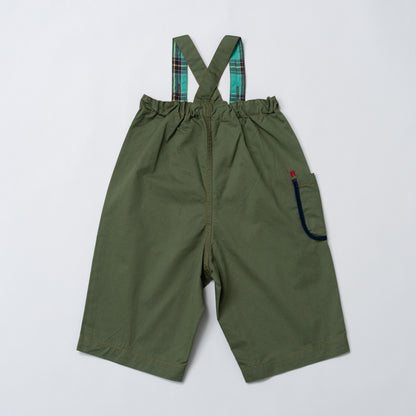 オーバーサイズサロペット　KHAKI