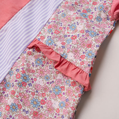 パッチワークチュニック　PINK