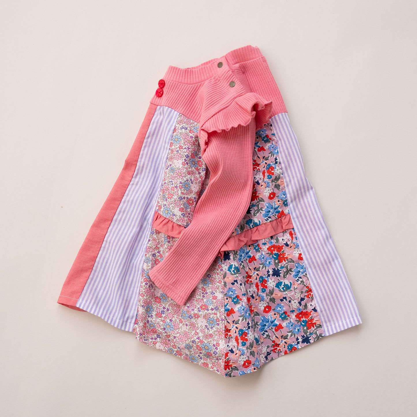 パッチワークチュニック　PINK