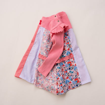 パッチワークチュニック　PINK