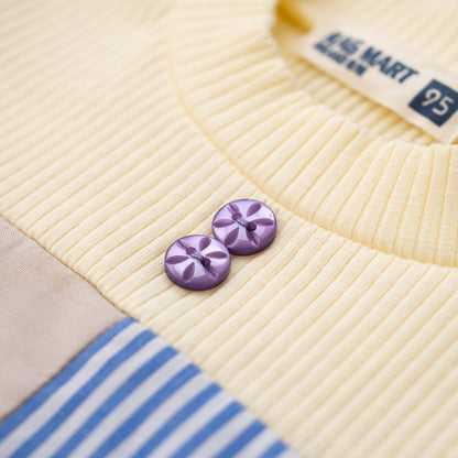 パッチワークチュニック　OFF-WHITE