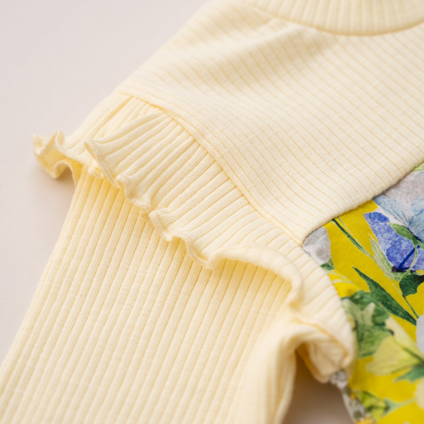 パッチワークチュニック　OFF-WHITE