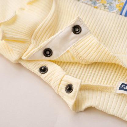 パッチワークチュニック　OFF-WHITE