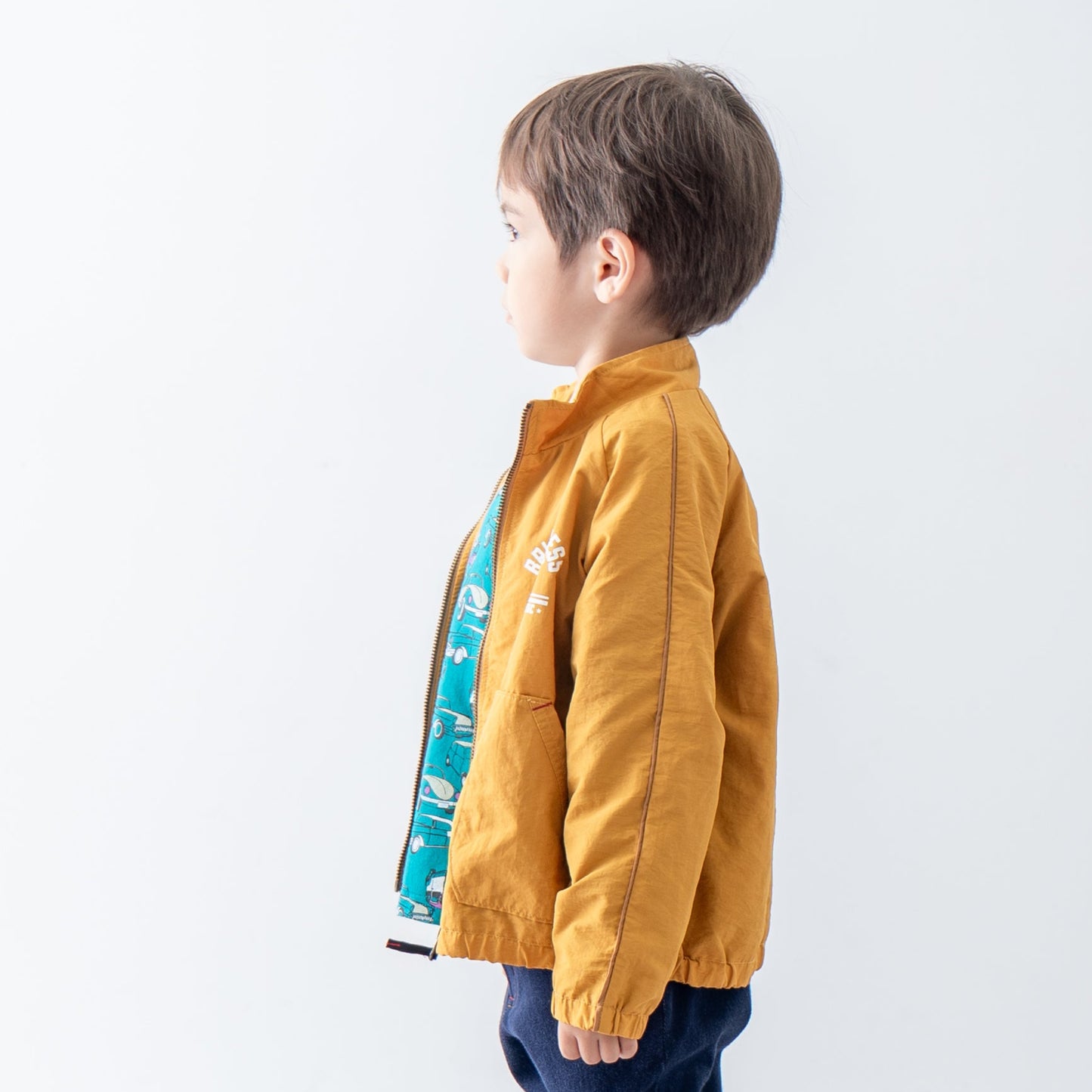 ナイロンウインドブレーカー　YELLOW