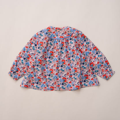 総柄ブラウス　PINK