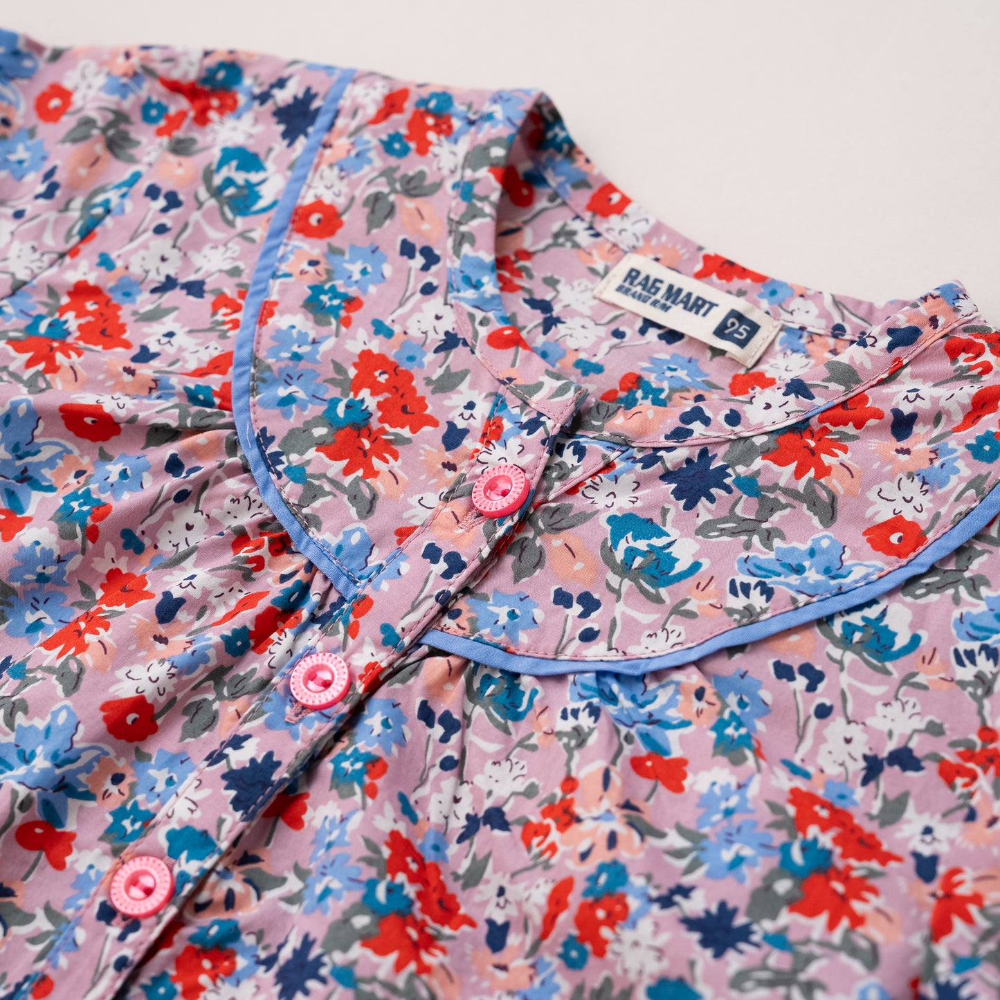 総柄ブラウス　PINK