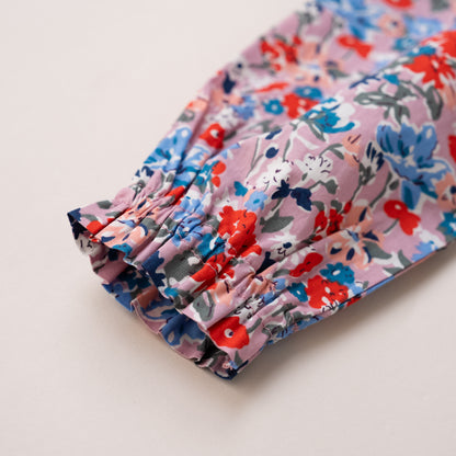 総柄ブラウス　PINK