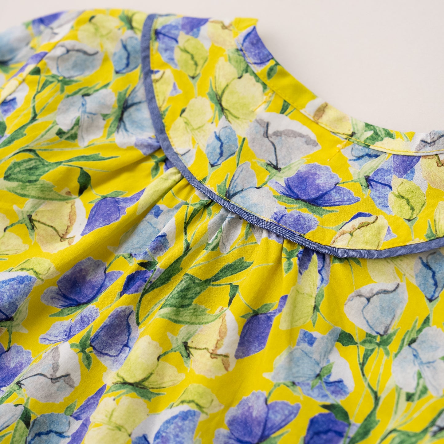 総柄ブラウス　YELLOW