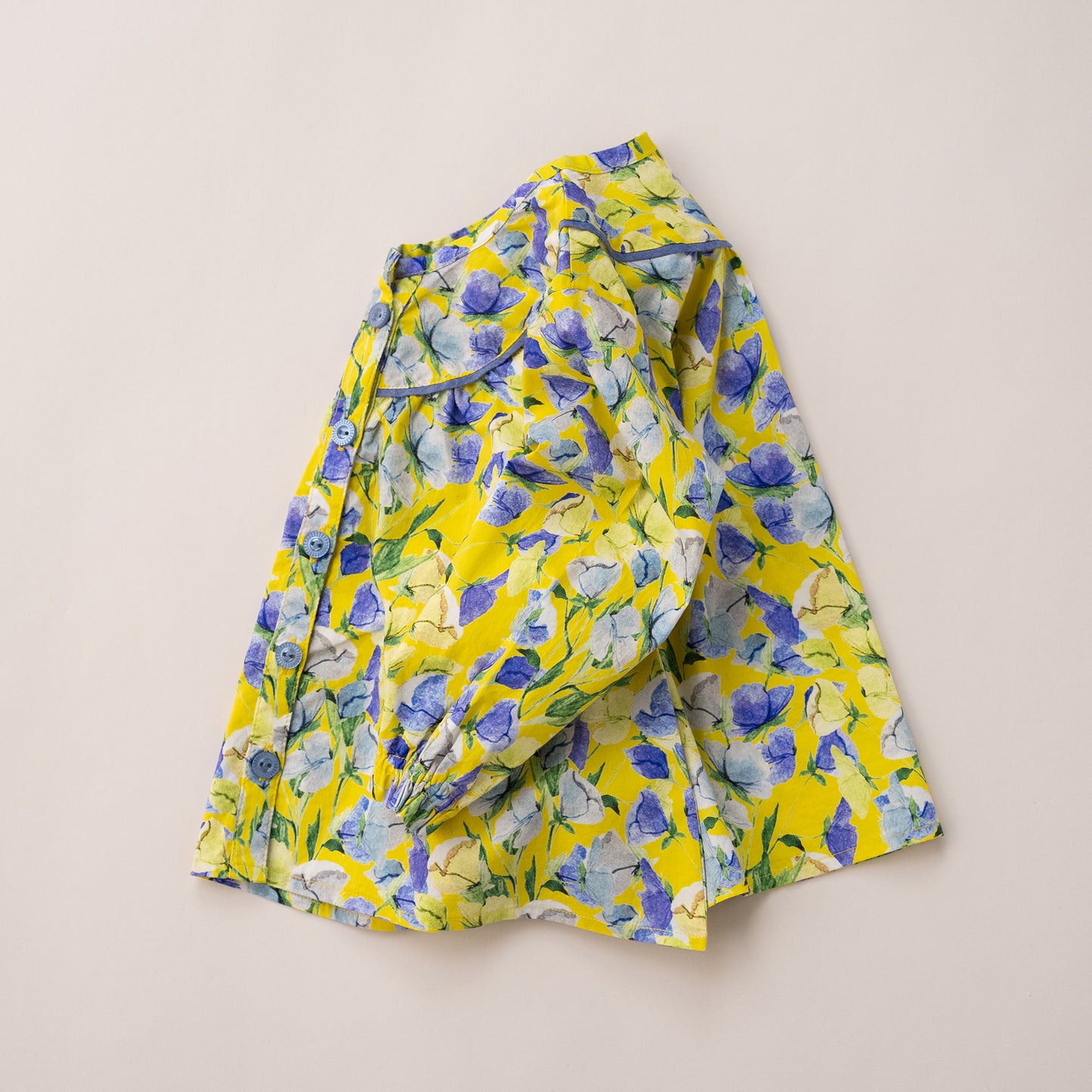 総柄ブラウス　YELLOW