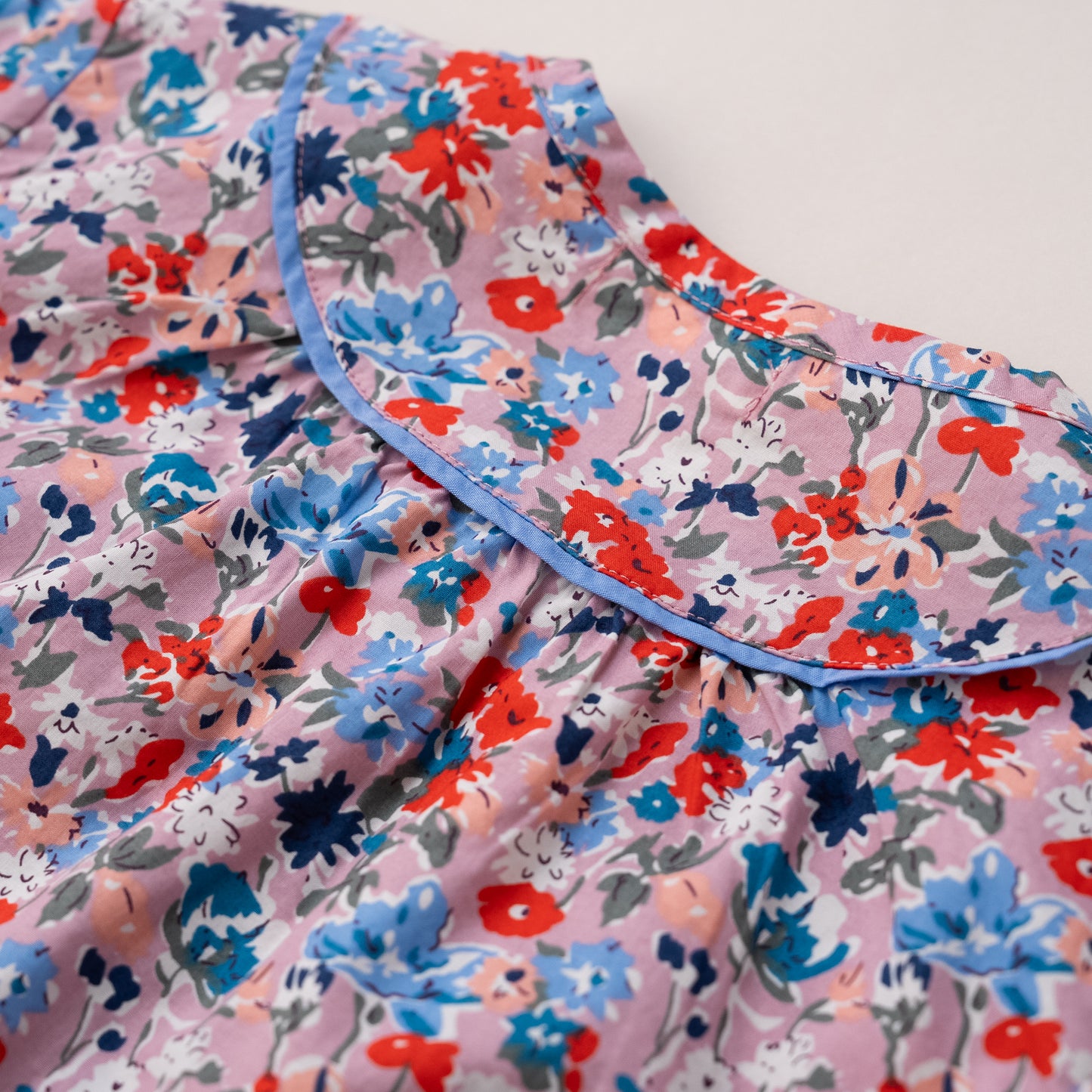 総柄ブラウス　PINK