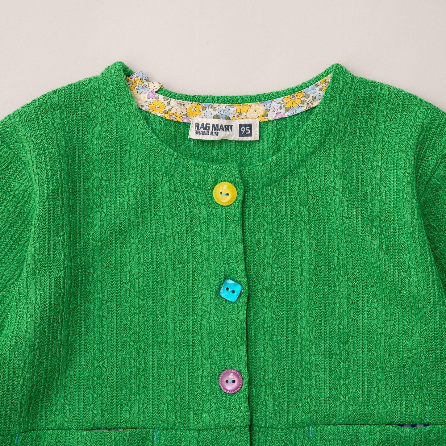 ニットカーディガン　GREEN