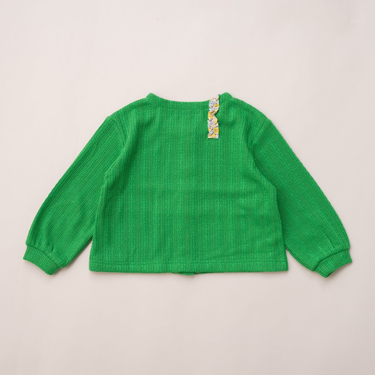 ニットカーディガン　GREEN