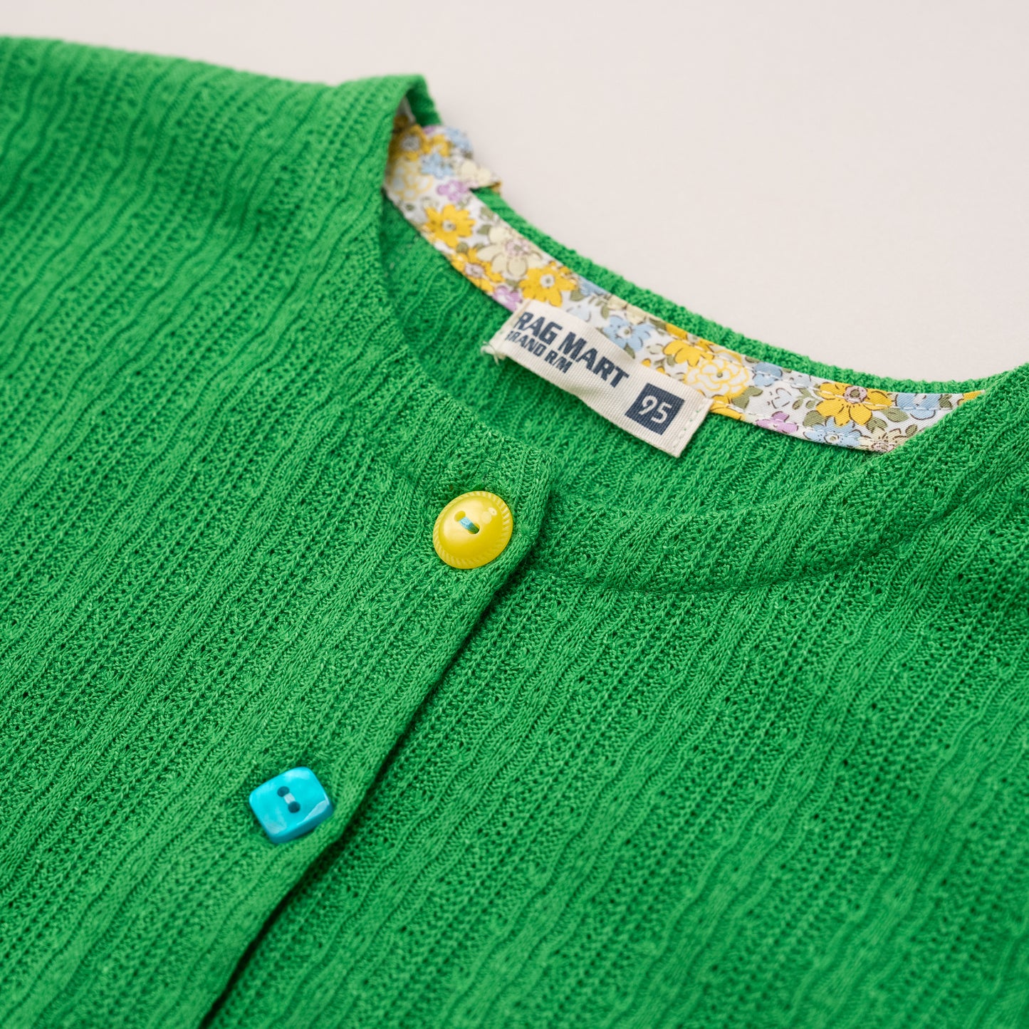 ニットカーディガン　GREEN