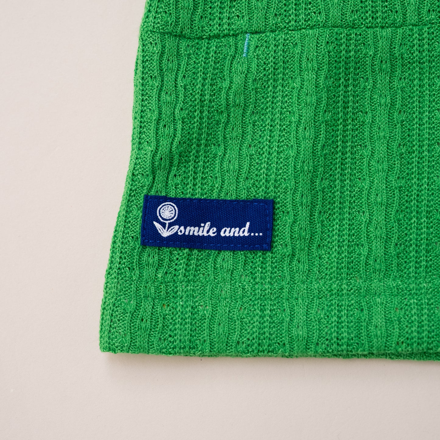 ニットカーディガン　GREEN