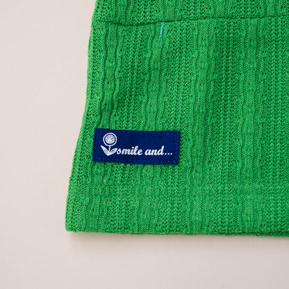 ニットカーディガン　GREEN