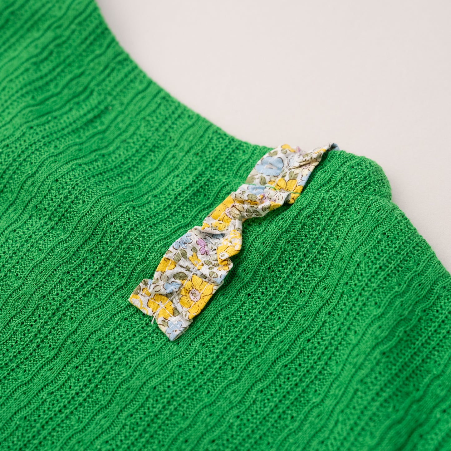 ニットカーディガン　GREEN