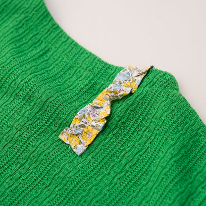 ニットカーディガン　GREEN