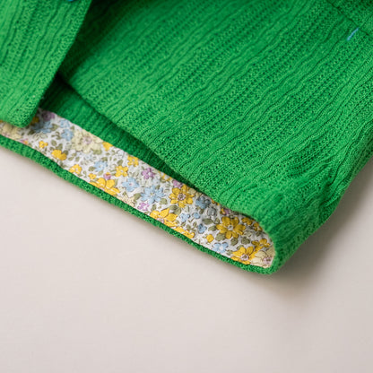 ニットカーディガン　GREEN