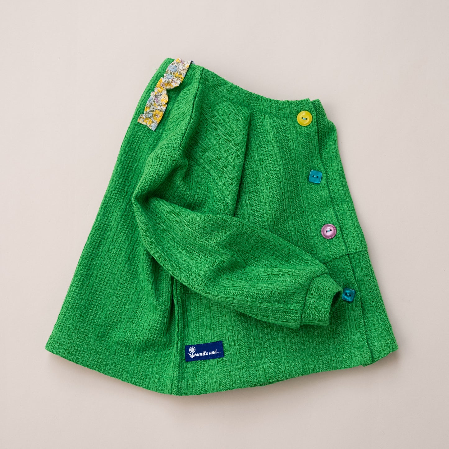 ニットカーディガン　GREEN