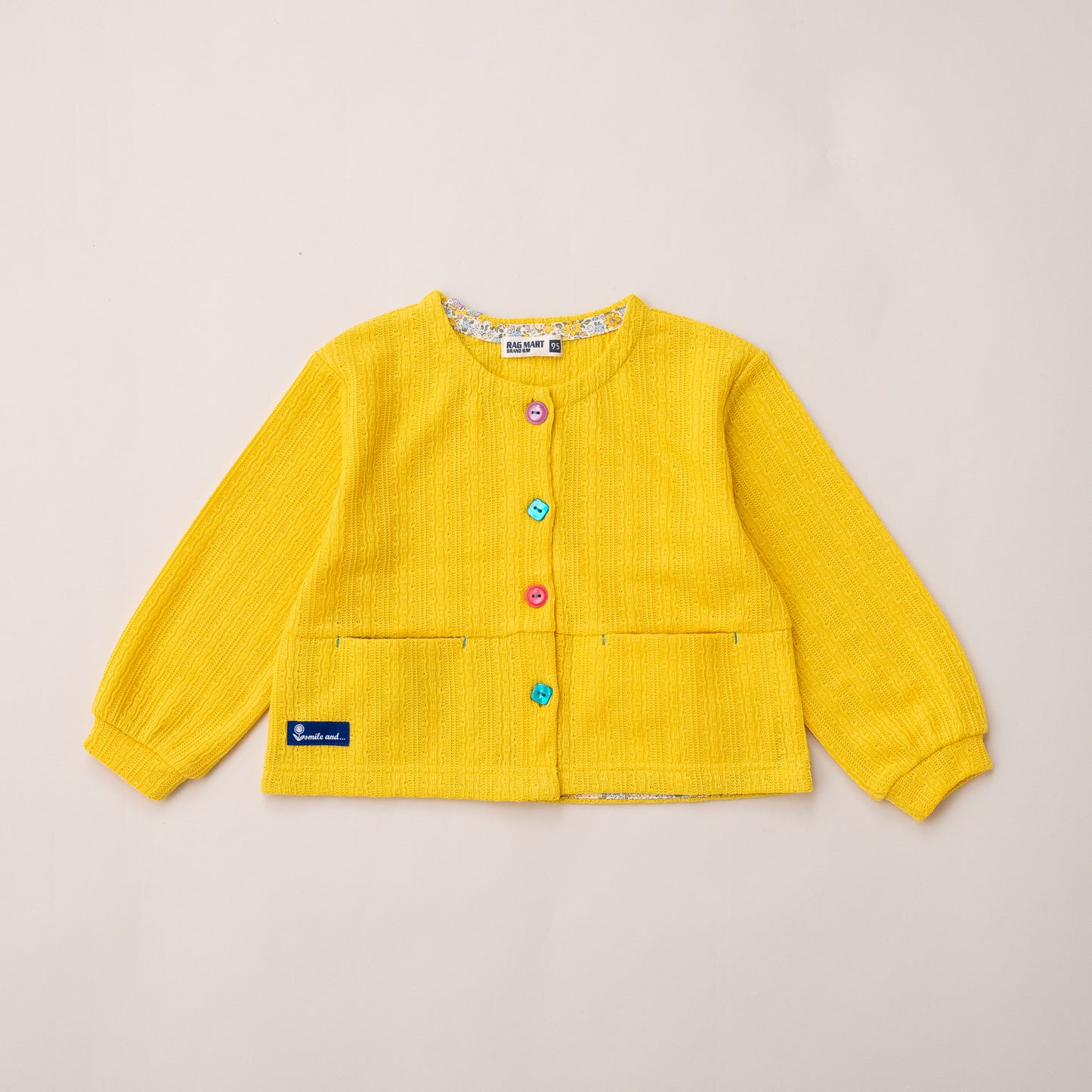 ニットカーディガン　YELLOW