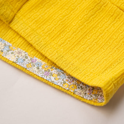 ニットカーディガン　YELLOW