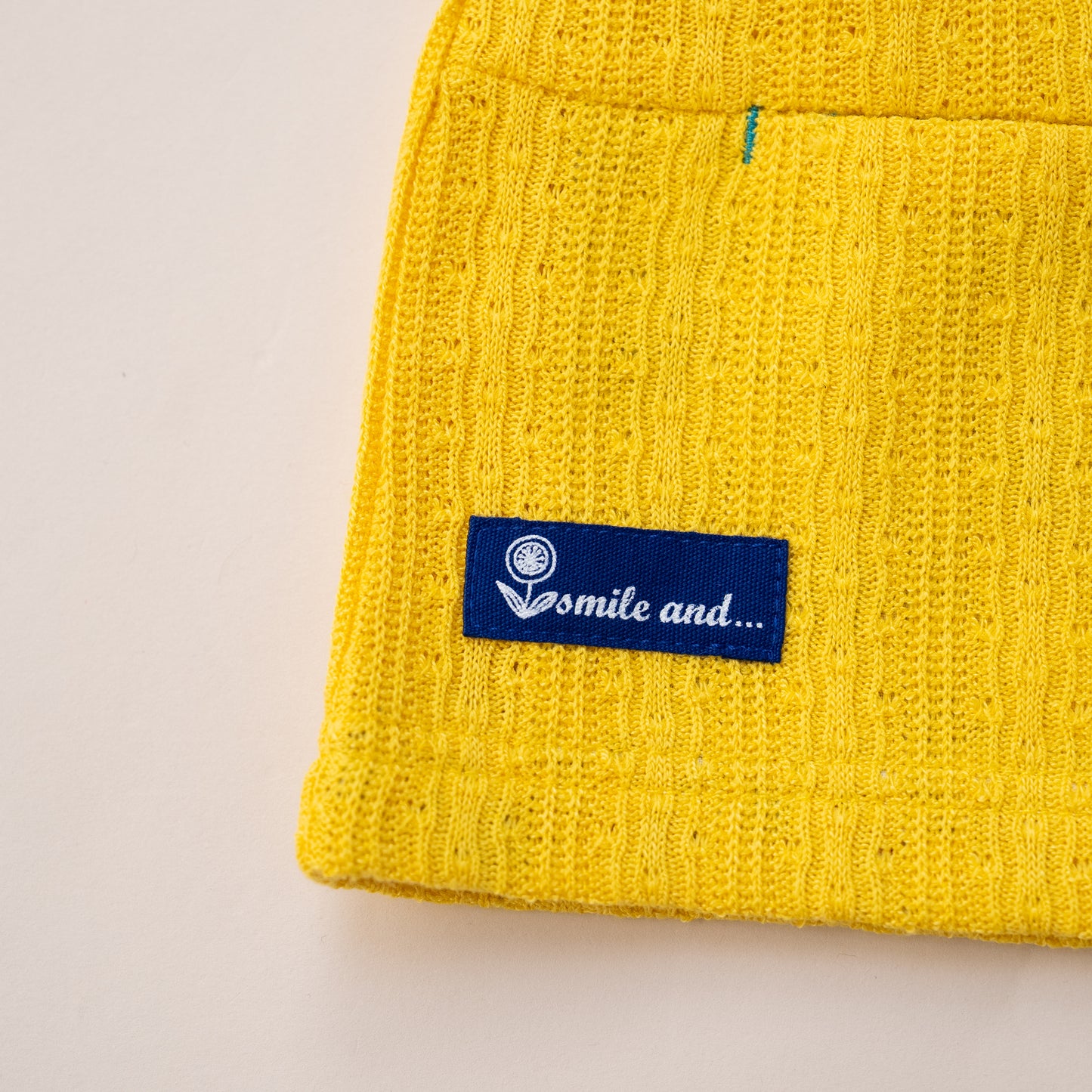 ニットカーディガン　YELLOW