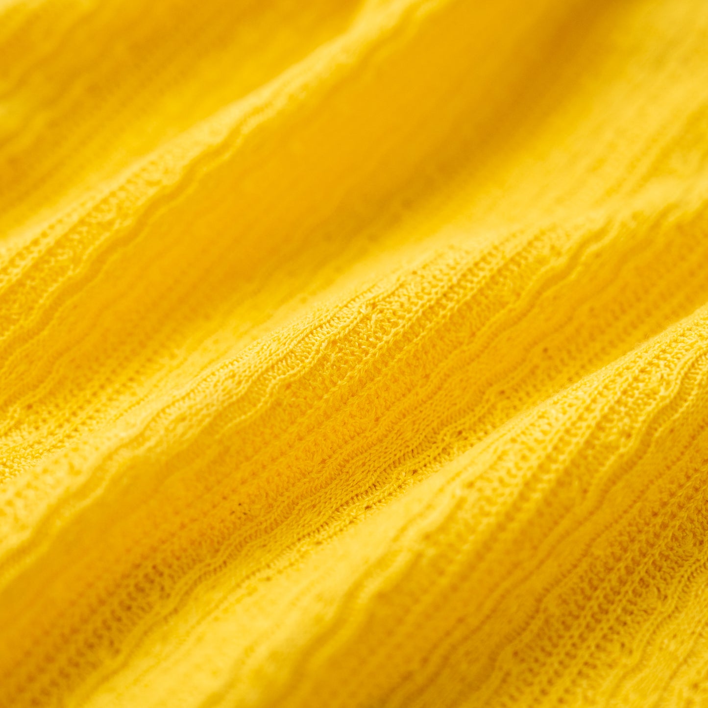 ニットカーディガン　YELLOW