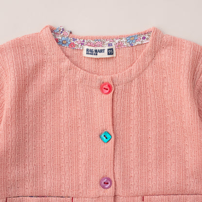 ニットカーディガン　PINK