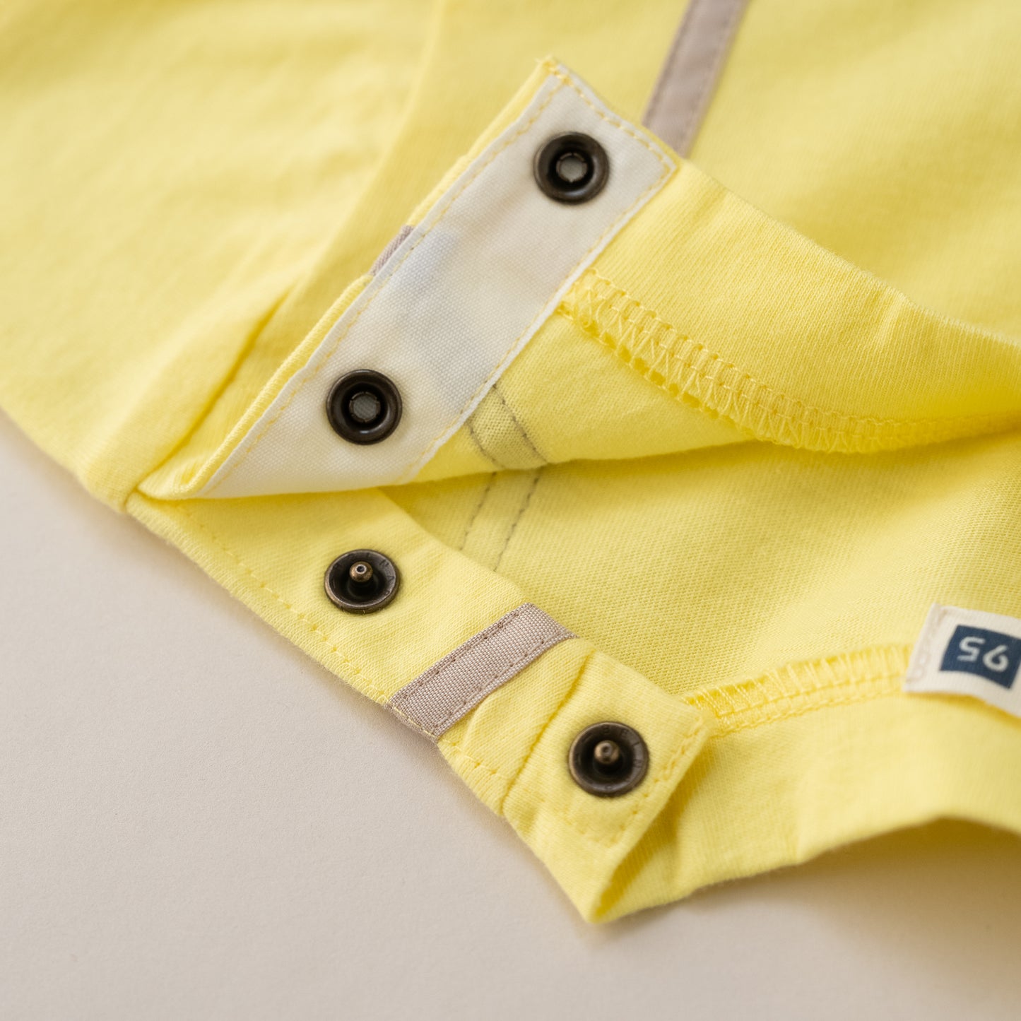 キャミソール風パッチワークTシャツ　YELLOW
