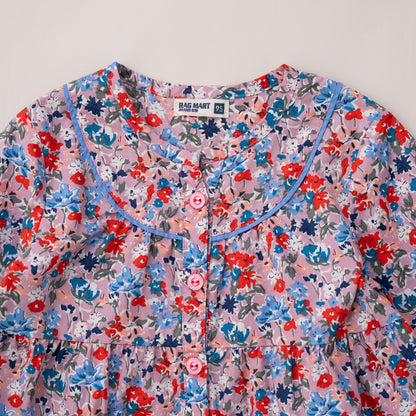 ブラウスワンピース　PINK