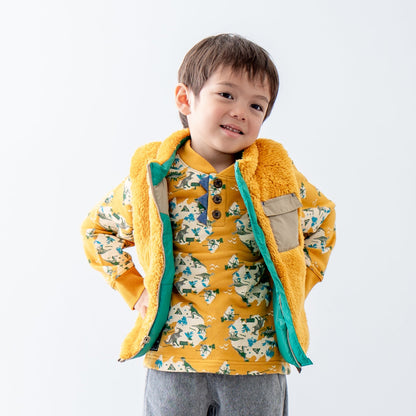 リバーシブルナイロンベスト　GREEN