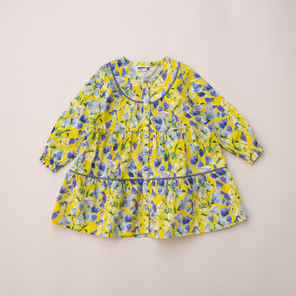 ブラウスワンピース　YELLOW