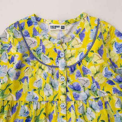 ブラウスワンピース　YELLOW