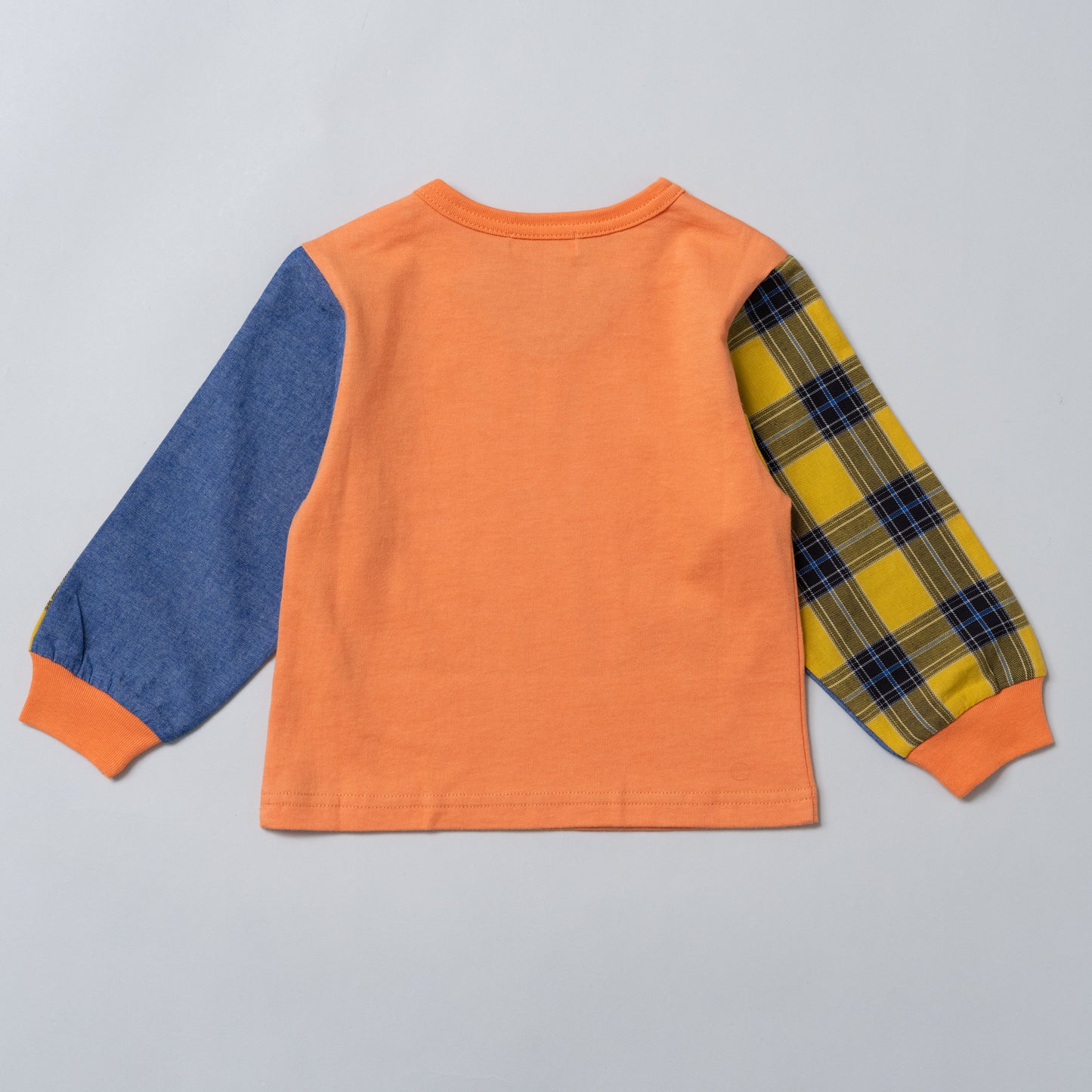 袖切り替えTシャツ　ORANGE
