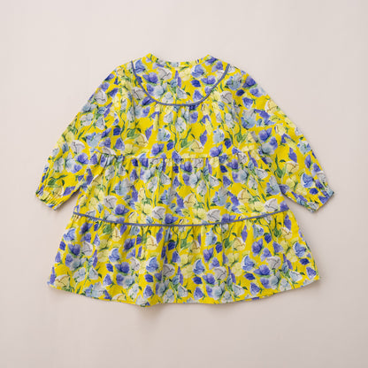 ブラウスワンピース　YELLOW