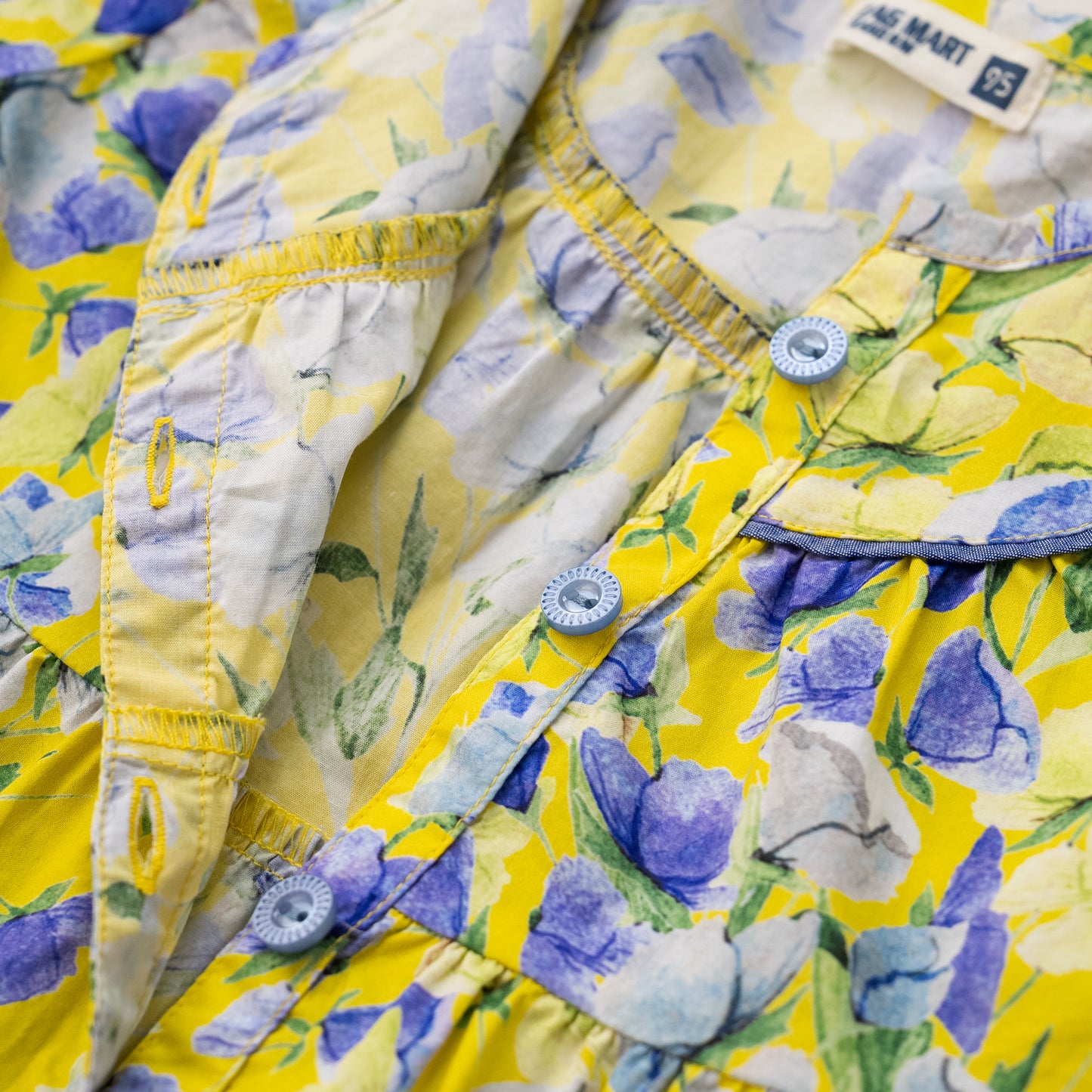 ブラウスワンピース　YELLOW