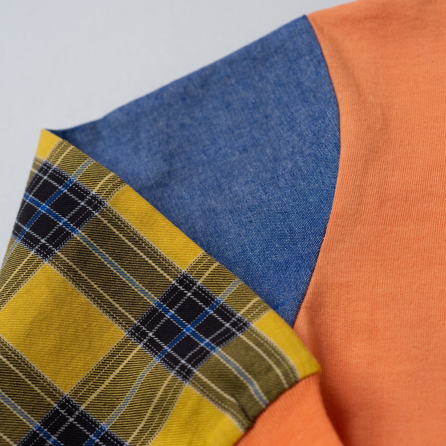 袖切り替えTシャツ　ORANGE