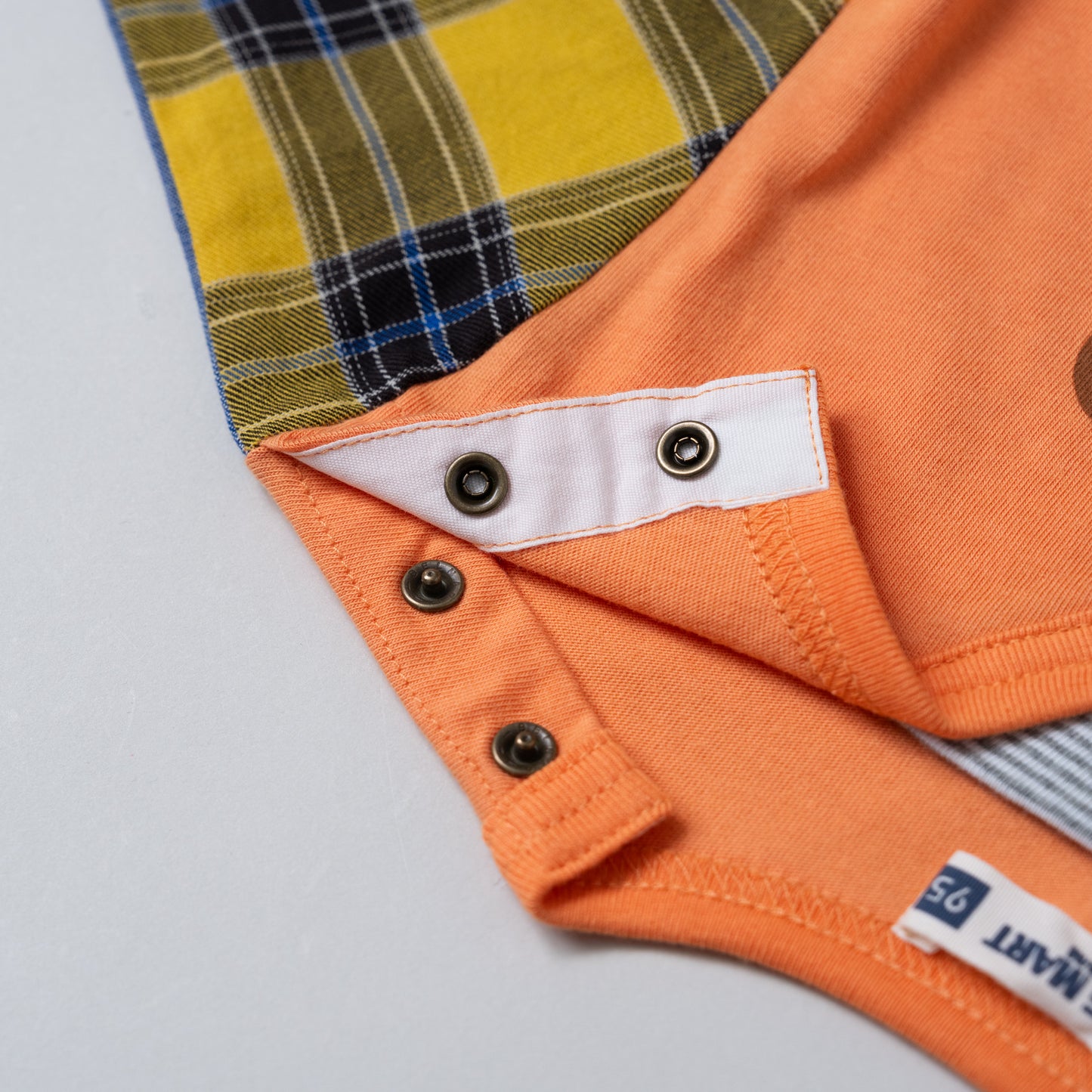 袖切り替えTシャツ　ORANGE