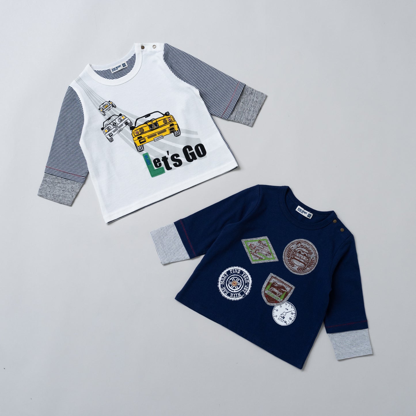 クルマワッペンTシャツ　NAVY