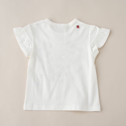 プリントTシャツ【いちご】　OFF-WHITE