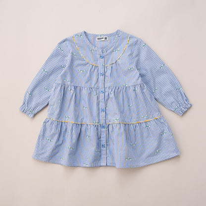 ブラウスワンピース　STRIPE