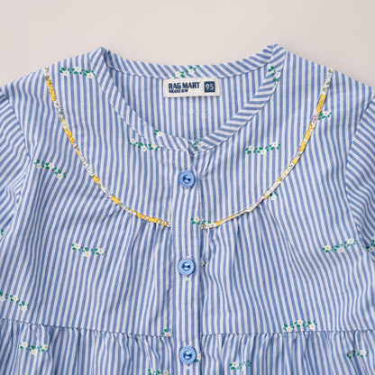 ブラウスワンピース　STRIPE