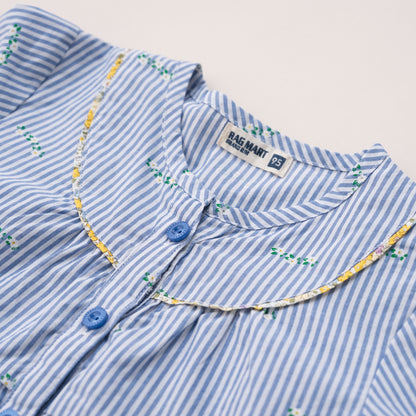 ブラウスワンピース　STRIPE