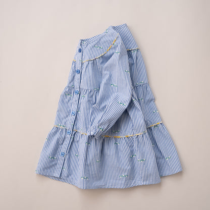 ブラウスワンピース　STRIPE