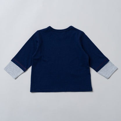 クルマワッペンTシャツ　NAVY