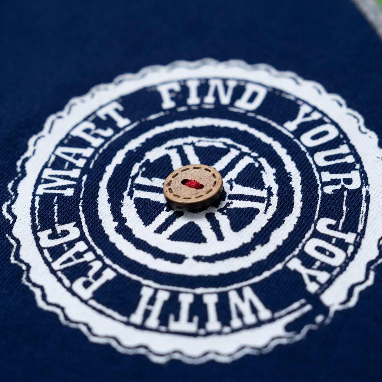 クルマワッペンTシャツ　NAVY