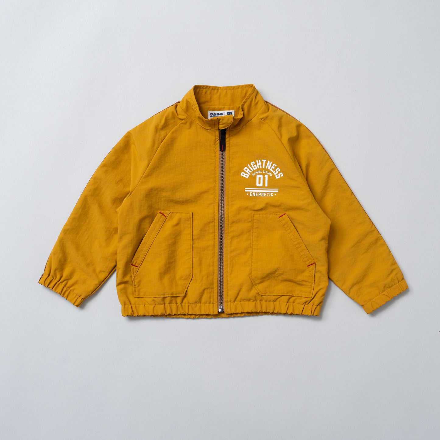 ナイロンウインドブレーカー　YELLOW