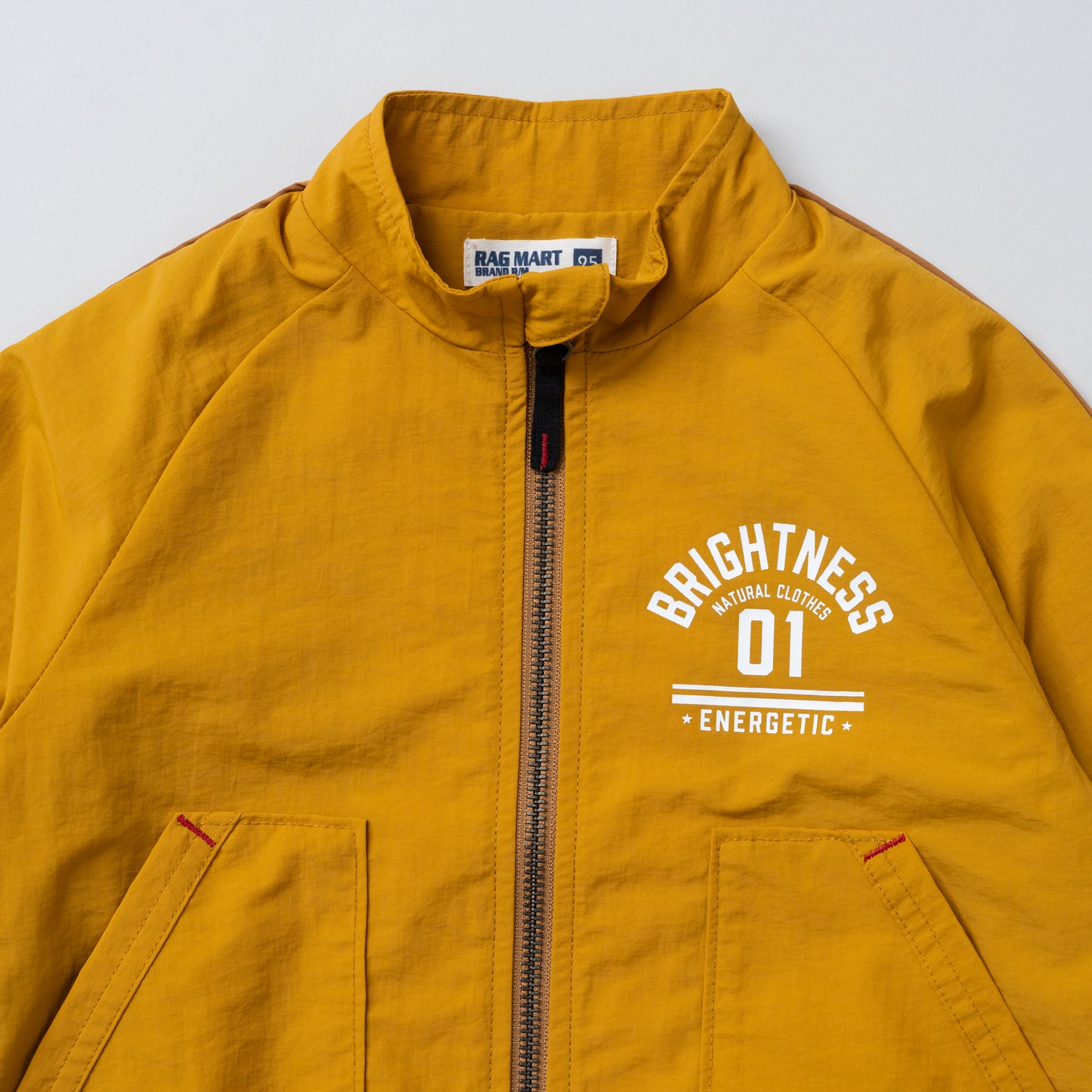 ナイロンウインドブレーカー　YELLOW