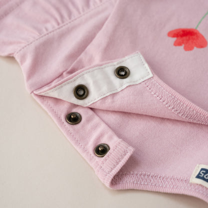 プリントTシャツ【花畑すずらん】　PINK